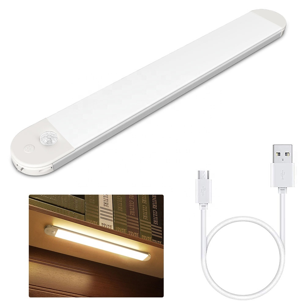 Перезаряжаемый от USB светодиодный светильник для кухонного шкафа, энергосберегающий светодиодный светильник для шкафа с регулируемой яркостью, светодиодный светильник для шкафа