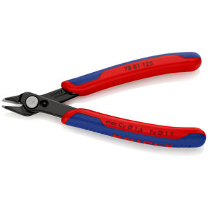 KNIPEX 78 81 125 SB Super Knips electrónicos con mangos multicomponentes pulidos de 125 mm - Product Image 2