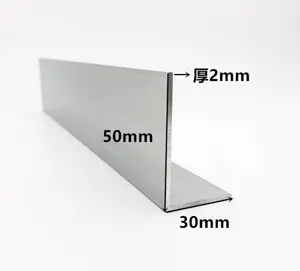 Manufactures Aluminum Profiles 6061 6063 Aluminum Alloy Angle Aluminum Unequal Side L Type 90 Degree Triangle Aluminum Strip