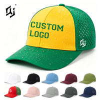 Gorra Impermeable QJ OEM con Logotipo Personalizado, Gorra de Golf, Gorra de Béisbol de Nailon, Casquette Personnalisé, Gorras para el Sol, Gorras Trucker de Secado Rápido