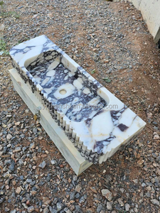 Lavabo Rectangular de Mármol Calacatta Viola, Directo de Fábrica, Tamaño Personalizado para Baño de Hotel o Villa, Decoración de Alta Gama - Product Image 4