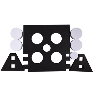 Elong ngoài trời <span class=keywords><strong>5</strong></span> mục tiêu tại chỗ cho CS trò chơi Bắn Cung mật độ cao EVA bọt mục tiêu - Product Image 4