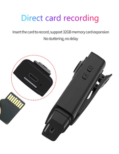 Cámara de viaje con clip A18 con 1080P HD Video Lente gran angular Alertas de movimiento para senderismo Camping Vlogging - Product Image 2