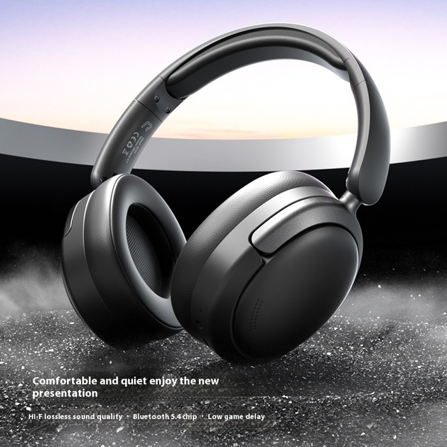 2026 New DJ Headset Manufacturer Truly Wireless BT 5.0 Active Noise Cancellation IPX5 Waterproof Long On-Ear Over-Ear Headphones