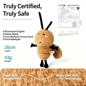 Bobova - Juguetes de Peluche de Cucaracha Súper Suaves - Muñecos Creativos y Adorables de Gran Tamaño, Marionetas Divertidas, Excelentes Juguetes de Confort para Niños - Product Image 3