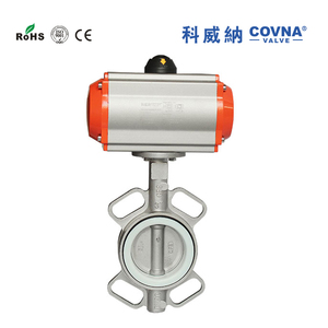 Vente de liquidation B2B COVNA : Vanne papillon pneumatique à double action en acier inoxydable 304, type wafer, pour le contrôle de l'air - Product Image 5