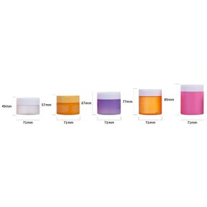 Cosmetic 100ml PET Wide Mouth <b>Plastic</b> Bottle With Screw Cap Cylinder Shape For Cream <b>Packaging</b> Wholesale - Product Image 5