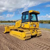 Bulldozer Usado Caterpillar D3 de 9.3 Toneladas con Cuchilla de 2.19m³, Mini Bulldozer Hidrostático CAT D3 C3.6 Original para Construcción