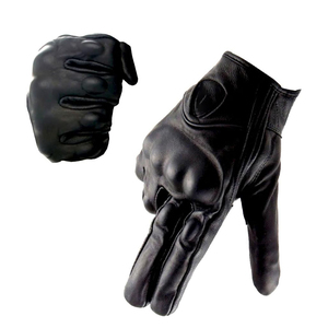 Motorcycle Mtb Bike Outdoor Windproof Leather Cycling <b>Gloves</b> With <b>Touch</b> Screen - Product Image 1