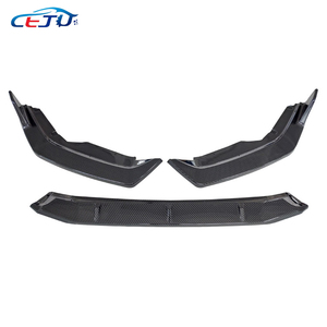 Nero opaco ABS Carbon Look auto paraurti anteriore Splitter mentoniera per Nissan Sylphy Pulsar <span class=keywords><strong>S</strong></span> SV <span class=keywords><strong>SR</strong></span> B18 2020-2023 - Product Image 5