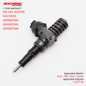 หัวฉีดน้ำมันเชื้อเพลิง 0414720213 รุ่น 038130073AQ สำหรับรถยนต์ VW Passat Golf Audi A3 Skoda Seat เครื่องยนต์ดีเซล 1.9 TDI 1.4 TDI - Product Image 1