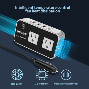 Xách tay 200W sửa đổi Sine Wave <span class=keywords><strong>Mini</strong></span> Car <span class=keywords><strong>inverter</strong></span> Charger 12V DC để 110V AC <span class=keywords><strong>Power</strong></span> <span class=keywords><strong>Inverter</strong></span> 12V 110V - Product Image 2