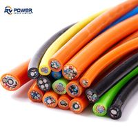 Cable Flexible para Robot de Tubería Vectran Reforzado Inspección de Tuberías Crawler PUR Cable de Alimentación