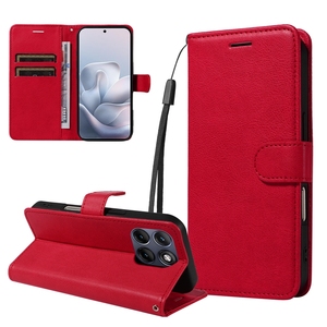 Étui portefeuille en cuir avec cordon pour Moto Edge 70 Fusion 5G, pour Xiaomi 17 Promax, avec fonction support - Product Image 4