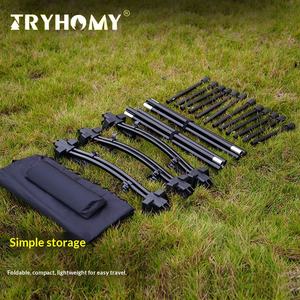 Lit de camping portable <span class=keywords><strong>Taimi</strong></span> Outdoor Deep Sleep PRO, ultra-léger en alliage d'aluminium et tissu Oxford, pliable pour une personne - Product Image 3