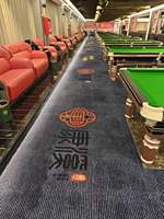 Moquette commerciale écologique résistante à l'abrasion en rouleau pour salles de billard, idéale pour l'industrie hôtelière, le revêtement de sol et le textile de maison (brocart)