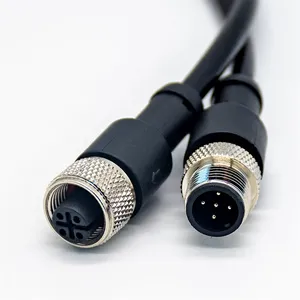 M8 M12 Connector Sensor Cable Male Female M8 Power Cable