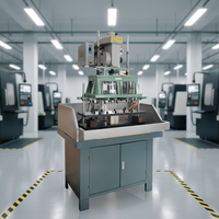 Máquina de Perforación de Banco Multieje Automática, Alimentación por Engranajes, Multihusillo, Motor Personalizable, Diámetro Máximo de Perforación de 20 mm