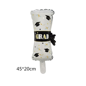 Ballons en aluminium <span class=keywords><strong>de</strong></span> graduation espagnols « Felicidades Graduado » – Félicitations diplômé, ballons en forme <span class=keywords><strong>de</strong></span> toque, trophée et hibou - Product Image 4