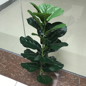 Plante artificielle feuille de violon à tige longue de 80 cm, 23 feuilles, ornement d'intérieur <span class=keywords><strong>sans</strong></span> <span class=keywords><strong>pot</strong></span>, vente en gros - Product Image 3