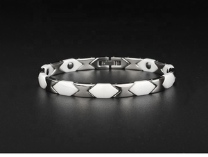 Pulsera cuántica magnética de acero inoxidable para hombre, joyería, salud, 2021 - Product Image 2