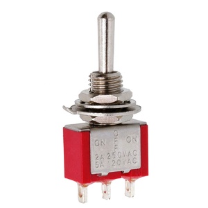 MTS-103R Rosso toggle switch SPDT 3 Posizione ON/OFF/ON - Product Image 4