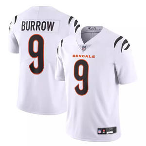 Camisetas de los Cincinnati Bengals con relieve para hombre # Camiseta de Juego Negra de Joe Burrow #9, Camiseta de Juego Alternativa Naranja - Product Image 5