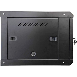 6U Wall Mount Rack <b>Cabinet</b> 60x45x35cm With Glass Door And Lock For <b>Network</b> Equipment - Product Image 2