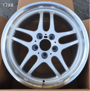 Rines YQ Cast 5x120 en Oferta para <span class=keywords><strong>BMW</strong></span> Estilo 37 F10 E60 <span class=keywords><strong>E39</strong></span> F90 E46 F30 Plateados de 17 18 19 Pulgadas, Rines Clásicos de Aleación para Autos de Carreras - Product Image 2