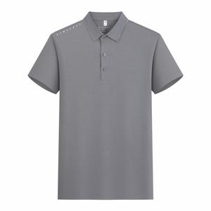 Camiseta Polo de Color Sólido, Poliéster, Absorbe la Humedad, para Uso Diario - Product Image 3