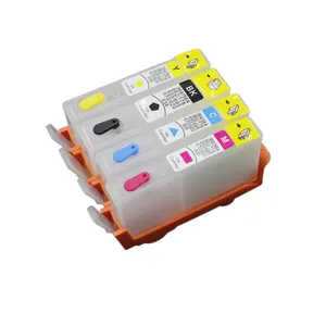 Kartrid tinta dapat diisi ulang tanpa chip untuk HP920 untuk HP 920 XL Inkjet Officejet 6000 6500 6500A 7000 7500 7500A Printer dengan Chip