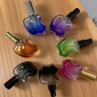 Flacon pulvérisateur de voyage en verre transparent pour parfum et cosmétiques, 10 ml, 15 ml, portable, personnalisable, marque privée, vente chaude