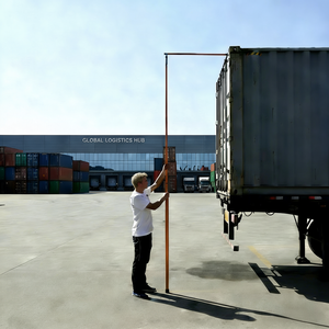 Gyatso Asta di Misurazione Altezza per Camion in Fibra di Vetro Robusta 15FT con Palo Regolabile, Borsa per il Trasporto, Giallo, Blocco a 90 Gradi - Product Image 5