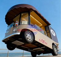 Camionnette alimentaire électrique personnalisée, mini-remorque de restauration rapide pour hamburgers, café, glaces, poulet frit, confiseries, restaurant