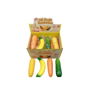 Hot Sale Fruit Creative Carrot Vent Toy Vegetable Corn Squishy Slow Rising Stress Relief Simulation Novelty Fidget Gift Fun - Product Image 5