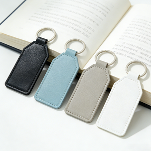 Porte-clés rond personnalisé, pendentif de sac rectangulaire, cordon avec logo personnalisé - Product Image 6