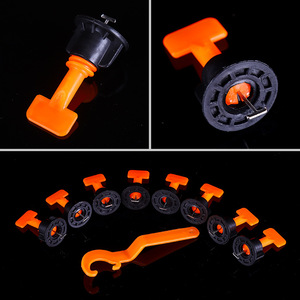 Kit d'outils de nivellement de carreaux, 45 pièces, auto-adhésif, installation facile, pour système de positionnement de carreaux de sol et de mur - Product Image 1