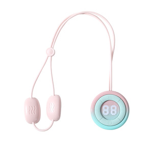 Masajeador de cuello y hombros Compresa caliente Masaje <span class=keywords><strong>dual</strong></span> Masaje de pulso Función musical recargable por USB Diseño colgante de hogar inteligente - Product Image 1