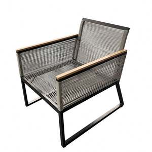 2024 popolare vendita calda 4 posti rattan corda intrecciata <span class=keywords><strong>articoli</strong></span> divano all'aperto Set - Product Image 5