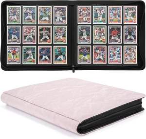    Classeurs DIY personnalisables en cuir PU, 12 pochettes, pour 384+ cartes Top Loader 35PT, étanches, pour Yugioh TCG et album photo UG - Product Image 1