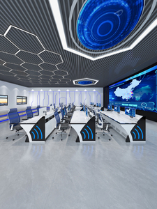 Escritorio <span class=keywords><strong>de</strong></span> transmisión personalizable OEM/ODM para transmisión <span class=keywords><strong>en</strong></span> <span class=keywords><strong>vivo</strong></span> y estudios <span class=keywords><strong>de</strong></span> <span class=keywords><strong>noticias</strong></span> Booth Anchor Station Staff Command Monitoring Console - Product Image 2