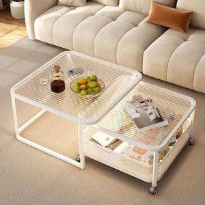 Sofá Mesa auxiliar Hogar Sala de estar Café Luz <span class=keywords><strong>Centro</strong></span> de vidrio de lujo - Product Image 2