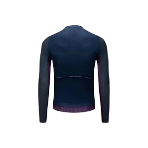 Maillot de cyclisme unisexe Zede haute qualité à manches longues et fermeture éclair intégrale, respirant, coupe-vent et à séchage rapide pour événements cyclistes sur route - Product Image 4