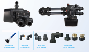 <span class=keywords><strong>Adoucisseur</strong></span> d'eau Fobrite à commande double <span class=keywords><strong>duplex</strong></span> à alimentation continue numérique, 9 pieds cubes, 110V-220V, réservoir de 10-30 pouces - Product Image 5