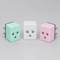 Adaptateur de prise universel rotatif en laiton industriel, double prise six trous, trois sorties, norme vietnamienne, convertisseur de courant un-vers-trois, vente en gros