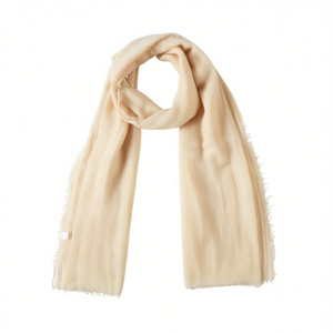 Bufanda Tejida Beige Marca Z, 90x180cm, Larga, Aislante Térmico, Invierno, Accesorio Casual para Mujer - Product Image 1