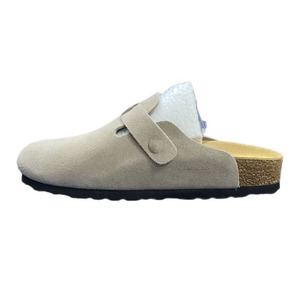 Sandali piatti da esterno Birkentock di alta qualità <span class=keywords><strong>in</strong></span> vera <span class=keywords><strong>pelle</strong></span>, zoccoli Bostonees, ciabatte di design con pelliccia per uomo e <span class=keywords><strong>donna</strong></span> - Product Image 4