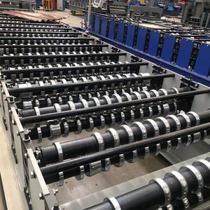 Feuille de toit de plaque murale en métal de panneau de vague ondulée automatique bon marché chaude faisant des tuiles petit pain formant des machines - Product Image 6