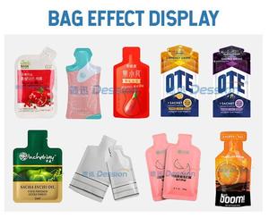 Nouvelle machine de remplissage automatique de sachets de beurre de cacahuète pour sauces épaisses et pâtes de cacahuète, machine d'emballage de sachets en forme de bouteille - Product Image 2