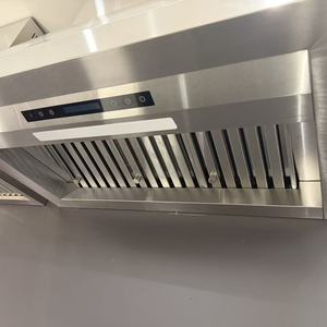 Hotte de cuisine électrique intelligente en acier inoxydable de 36 pouces, 1000 m³/h, filtre à déflecteur, commande tactile, éclairage LED, pour usage hôtelier, murale - Product Image 6